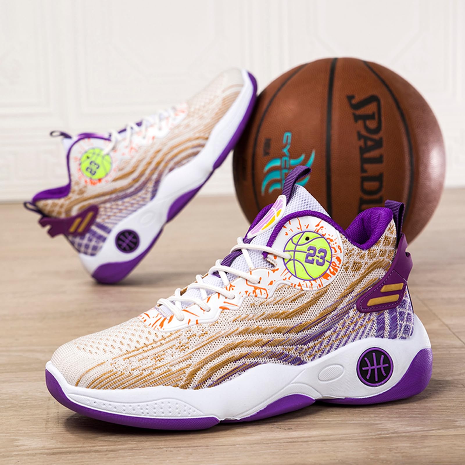 Zapatillas de Baloncesto Altas Hombre Transpirables Deportivas