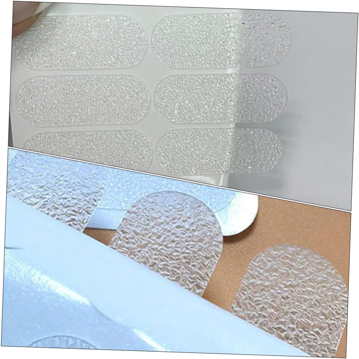 12sheets Transparent Silicone Ear Patches Discreet Ear Support Stickers Comfortable and Easy to Use for Women and Boys and Girls