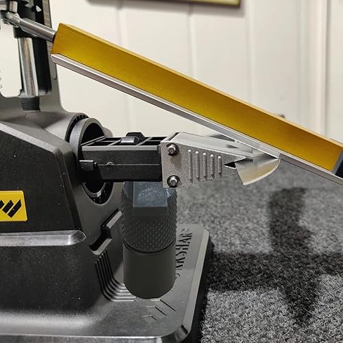 Vista 5 de TEYOUYI Soporte para afilador de cuchillos, abrazadera para el trabajo, accesorios de ajuste de precisión afilados para el trabajo, ajuste