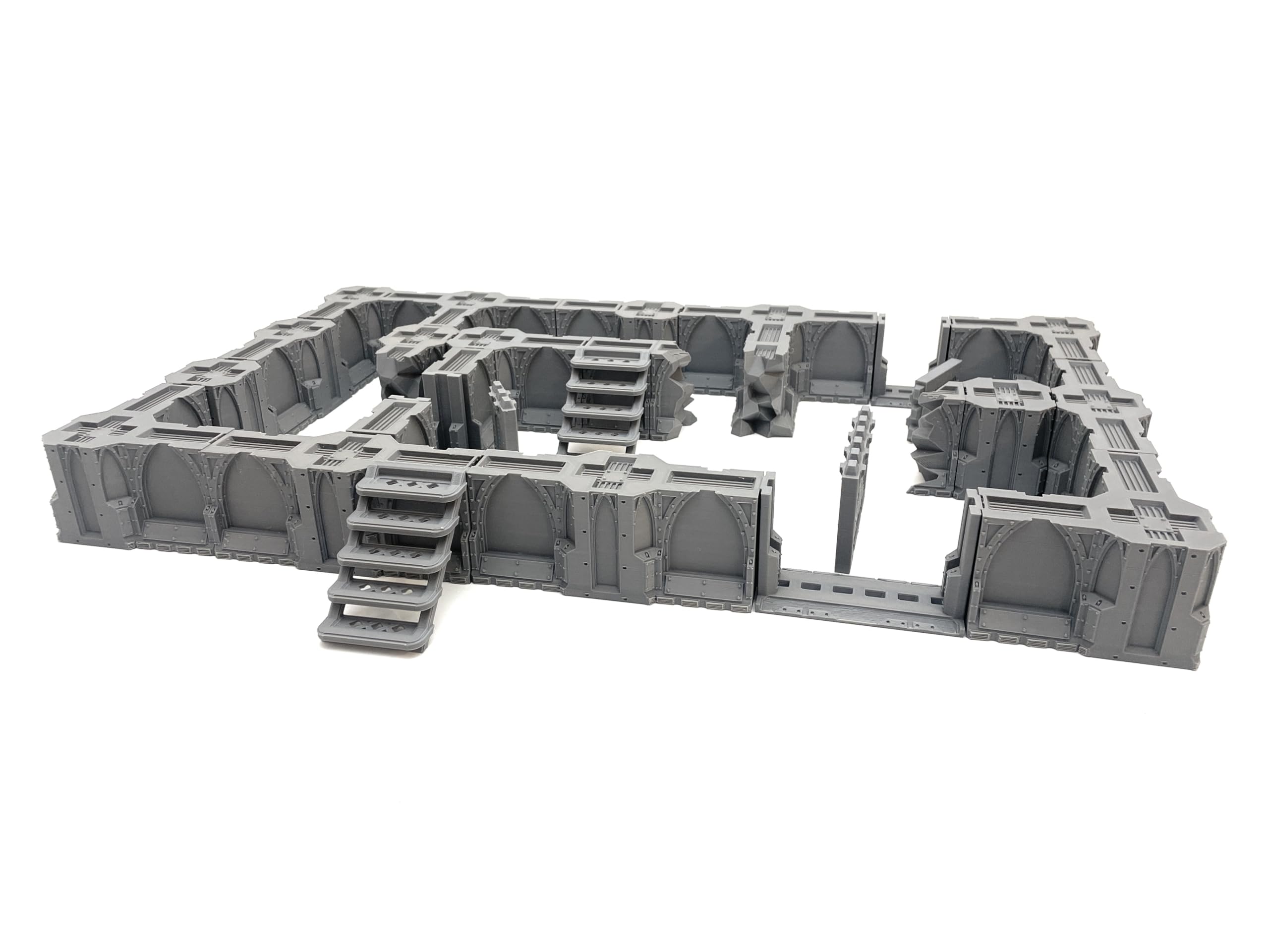 Space Hulk Système mural modulaire 31 pièces décors Sci-Fi wargame table 28mm - 5