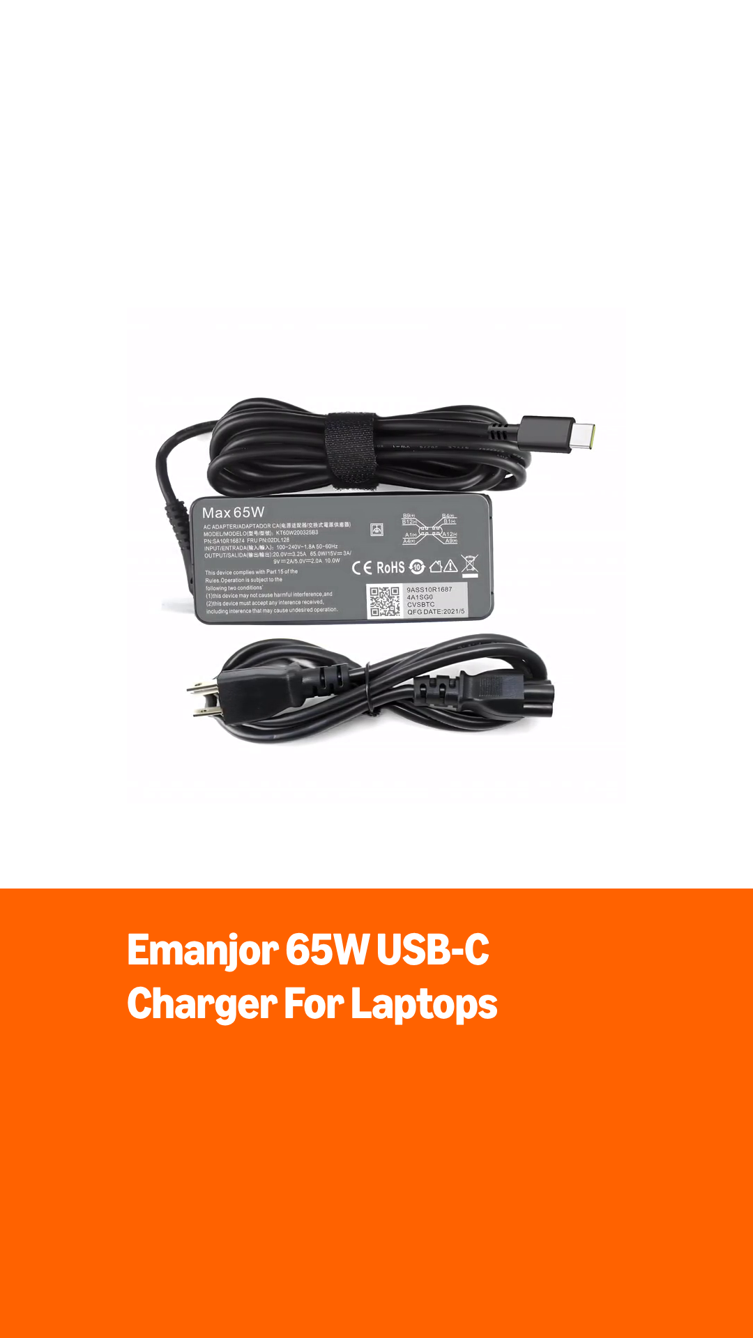 Amazon.com: 65W Type C USB-C Charger for Lenovo Chromebook 100e