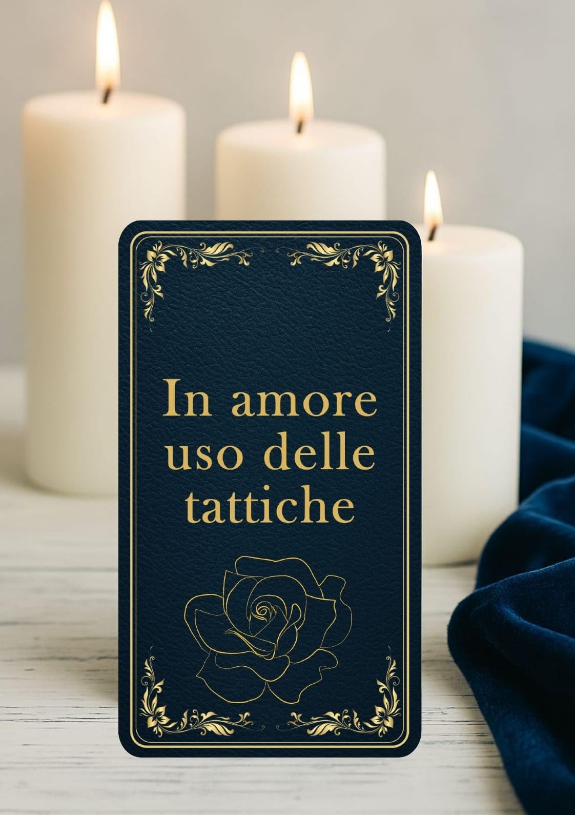 Mazzo di 70 Carte Divinatorie per letture Cartomanzia, Amore e Crescita Personale. Scatola con Finitura Effetto Touch