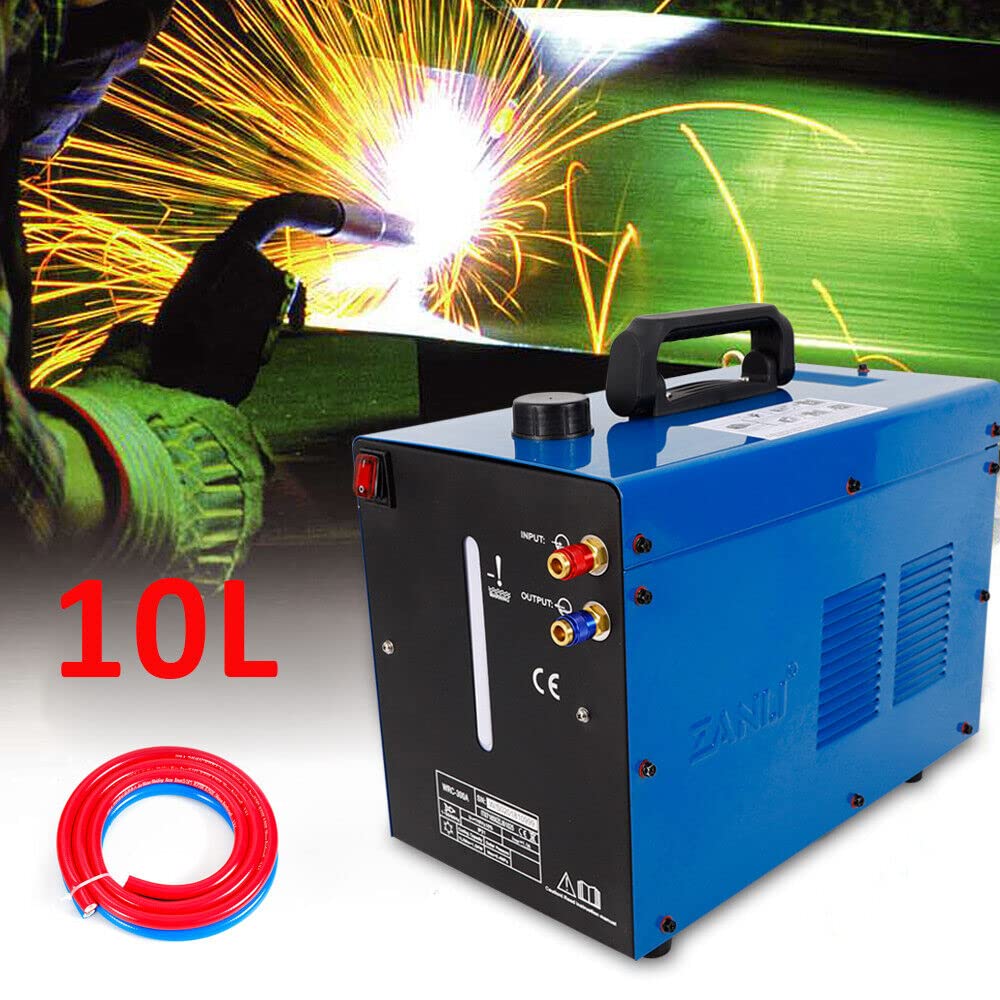 370W enfriamiento de agua enfriador equipo de soldadura soldador enfriador de agua industrial soldadura antorcha tig wig mig máquina 10L sistema de soldadura enfriado por agua tanque de agua