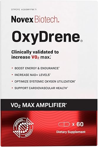 Miniatura 1 de Novex Biotech Oxydrene NAD Enhancer - Suplemento natural que promueve el metabolismo y el apoyo cardiovascular para hombres y mujeres - 60 cápsulas