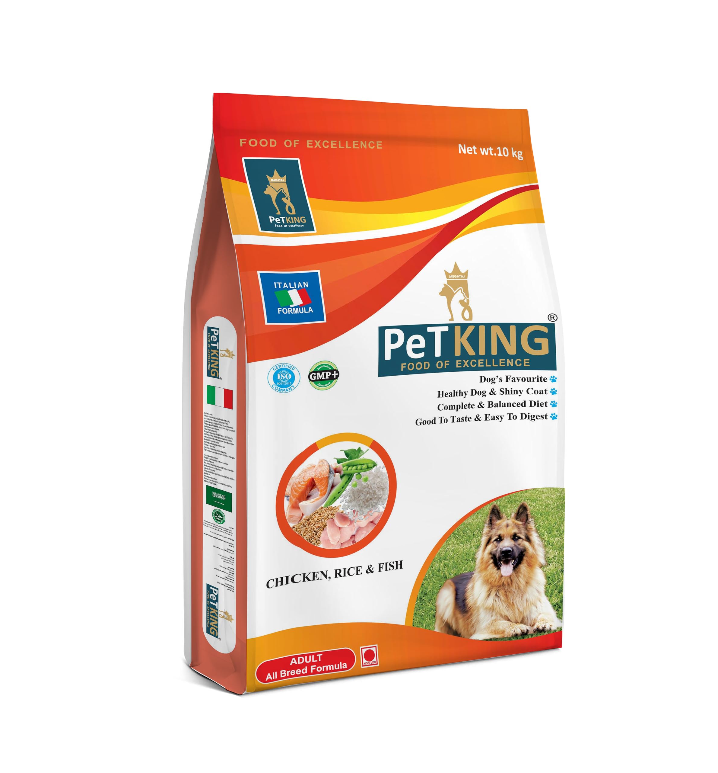 PeTKING Adult Dog Food 10 Kg All Breed Formula Chicken Rice and Fish Flavour Pet Food Complete Balanced Diet Rich in Protein Antioxidants Fibre Prebiotics (10kg) (B0CHYYGTBV) Amazon Price History, Amazon Price Tracker
