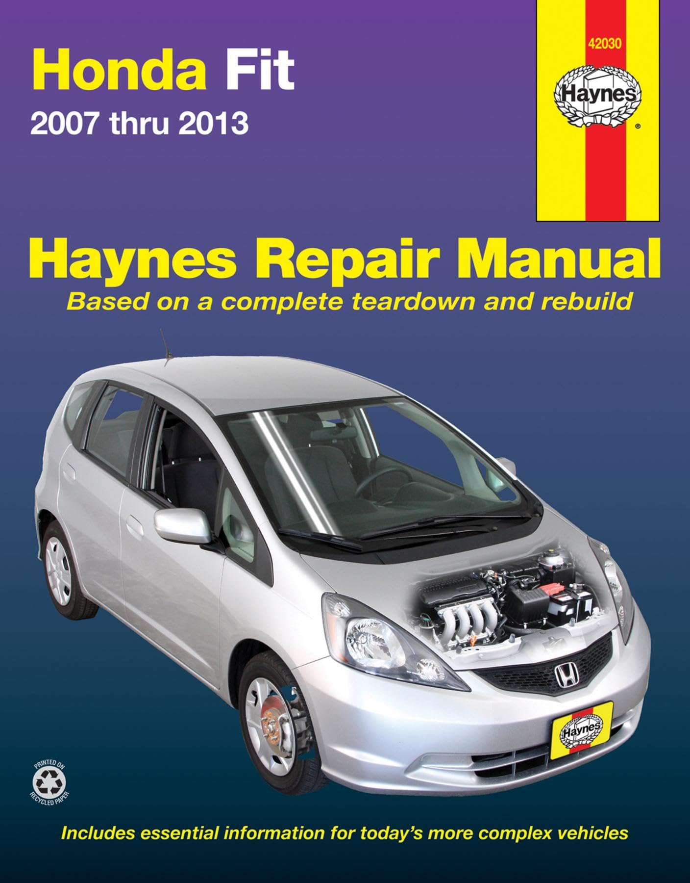 Honda Fit 2007 thru 2013 Haynes Repair Manual Paperback – March 1, 2016