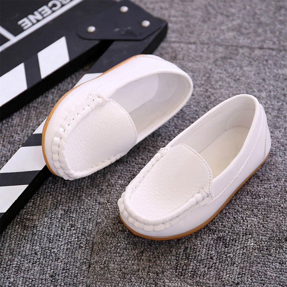 Chic-Chic Scarpe da Barca Mocassino Bambino Tempo Libero Comfort Scarpe Ragazza Ragazzo Piatte in Pelle Oxford Moda Principessa
