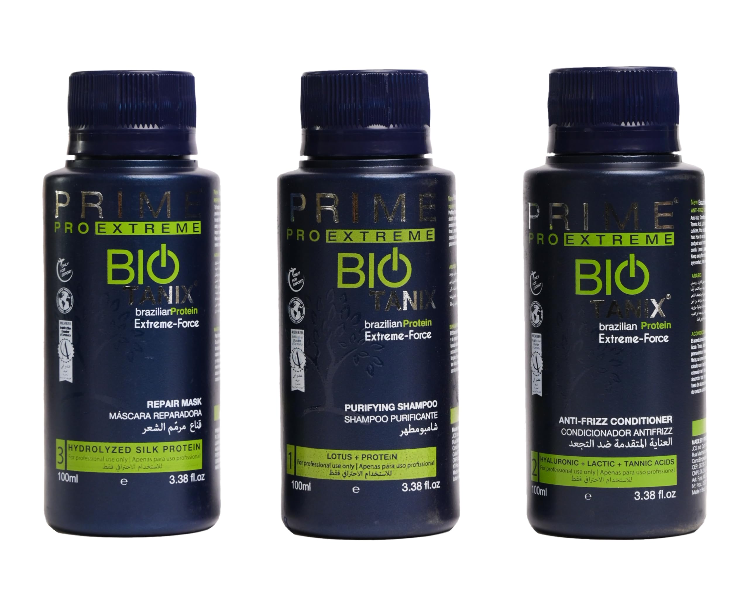 PRIME PRO EXTREME BIO TANIX Brazilian Protein Extreme Force Mini Kit Combo Pa...