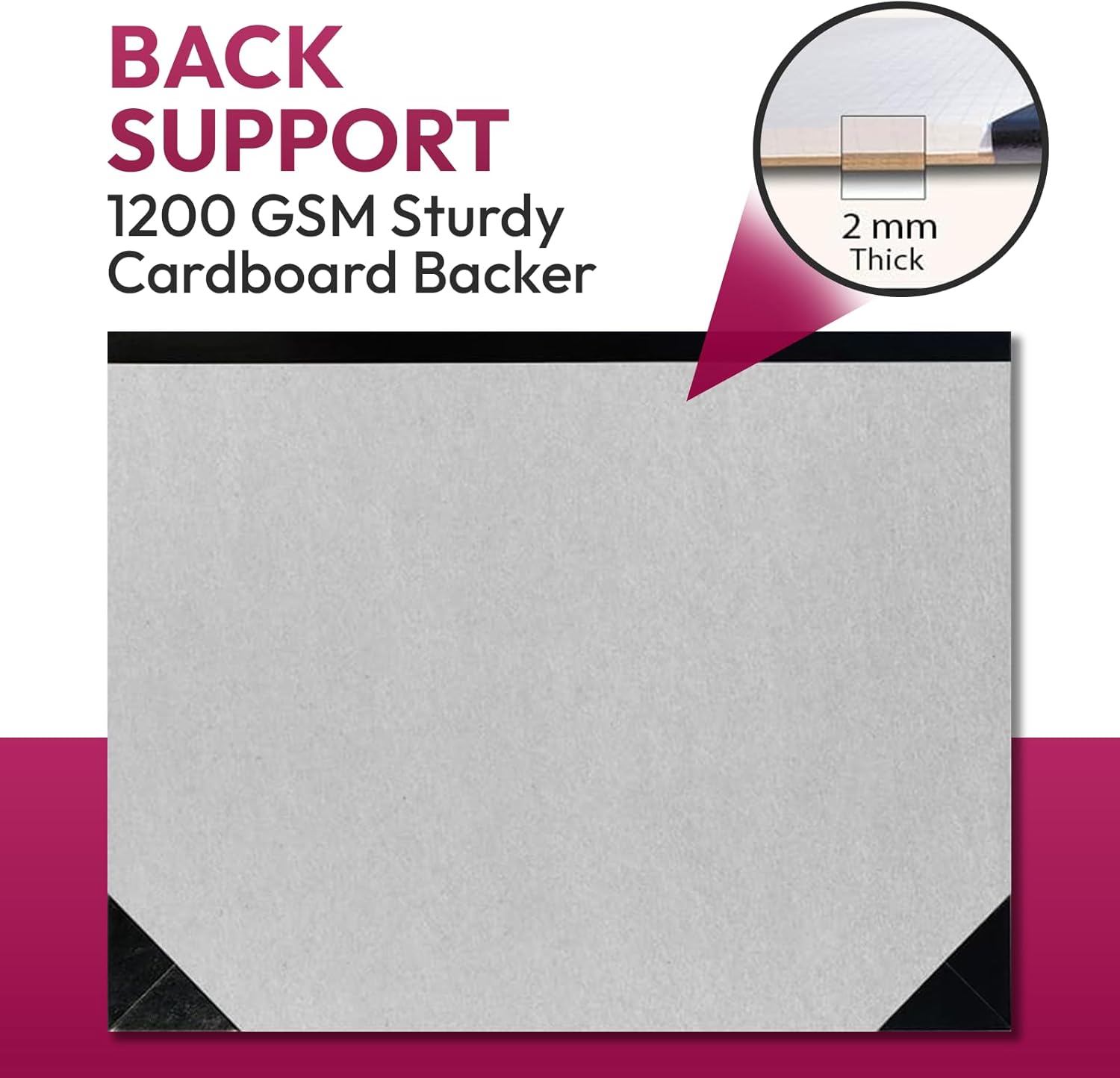 Top Desk Graph Paper Pad 22x17 Inch (2 Pack, 100 Sheets), Double-Sided, 80 GSM Large Quadrille Grid Paper for Drafting, Design, Art & Illustration, Architecture and Academic Use