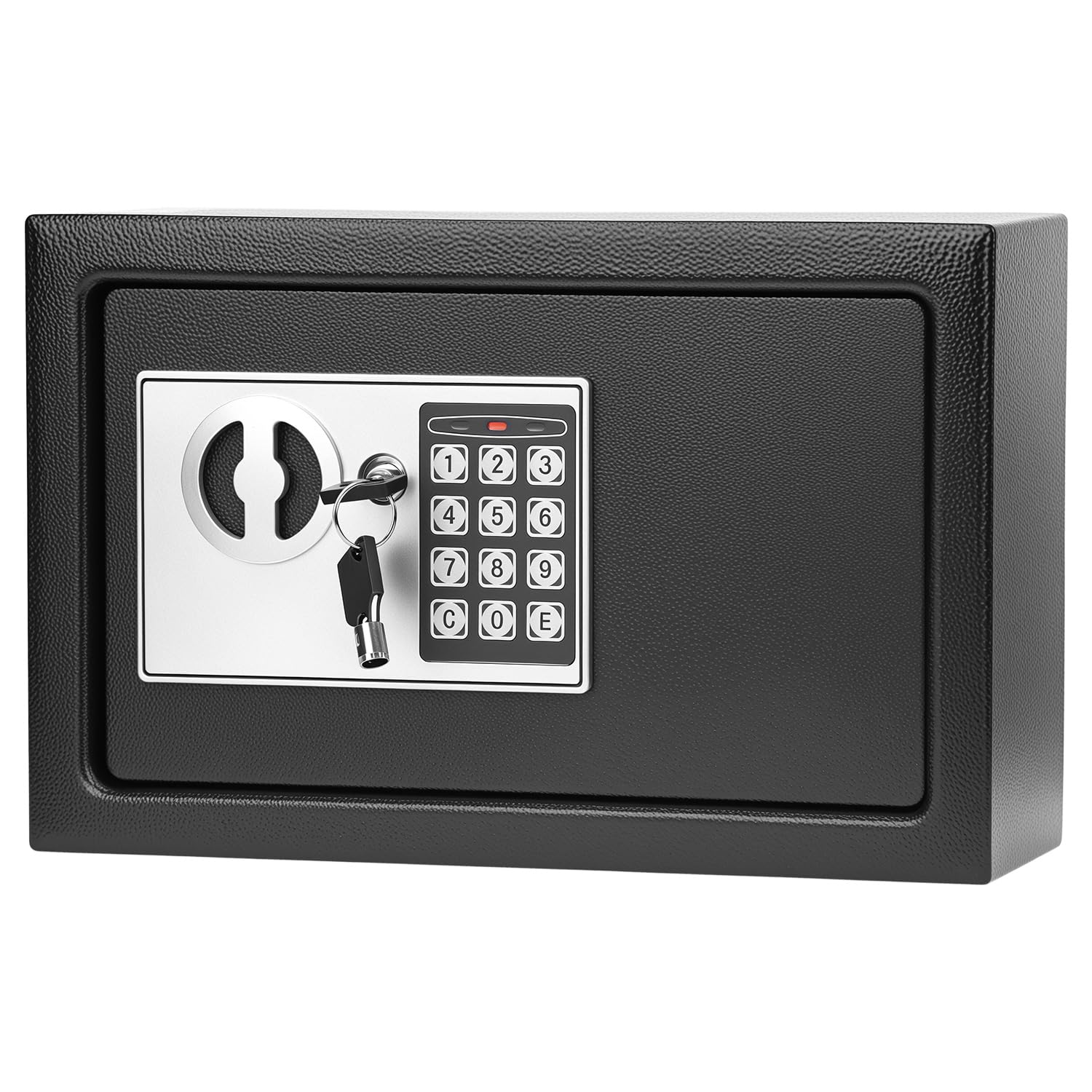 QWORK® Caja fuerte para 32 llaves, 31 x 20 x 10 cm - Cerradura electrónica, Construcción de chapa de acero