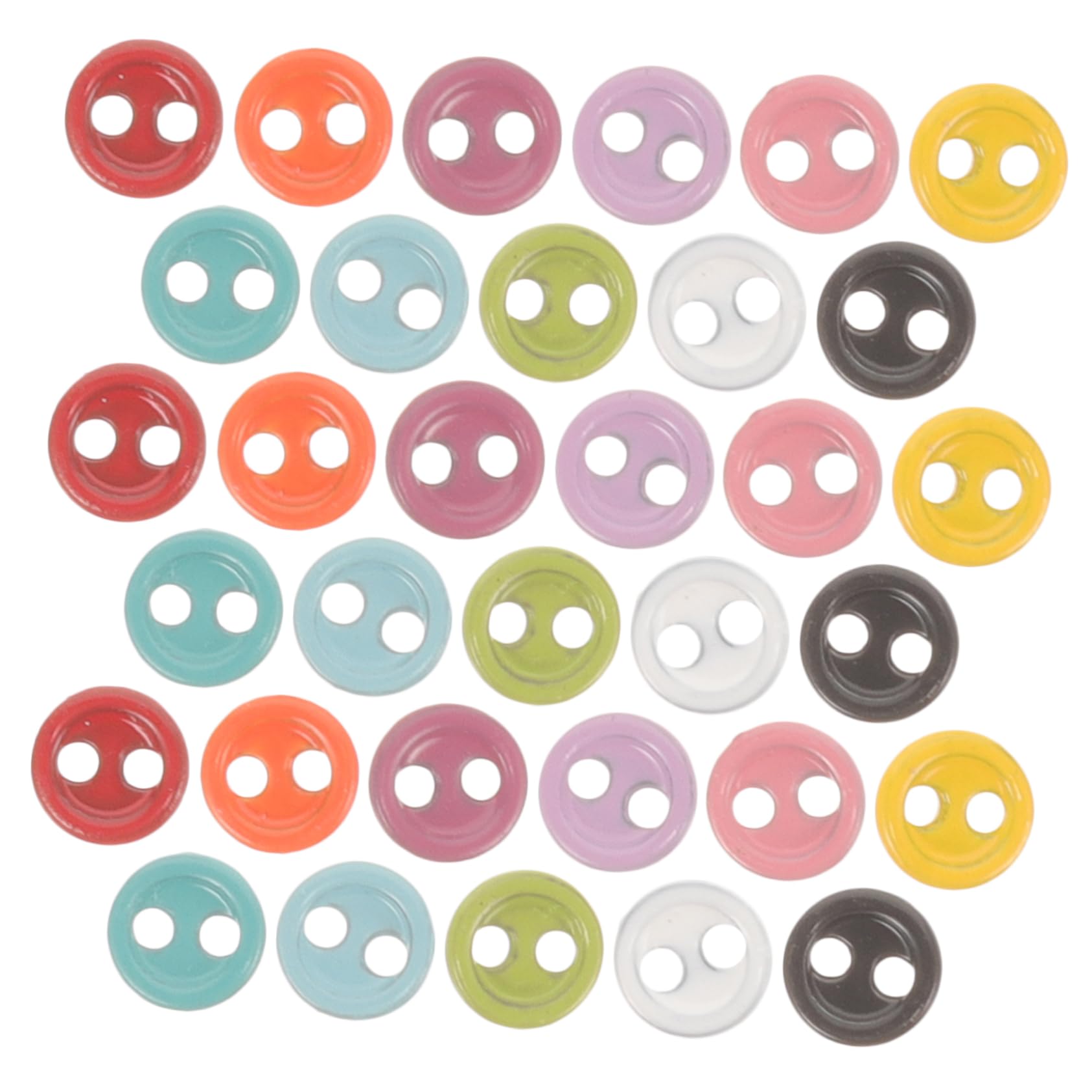 Housoutil 5 set Mini Bottoni Spille Colorate Accessori Per Bambole Bambole Vestiti Per e Piccoli Bottoni Per Abbigliamento Per e Gialli Piccolissimi 100 pezzi * 5