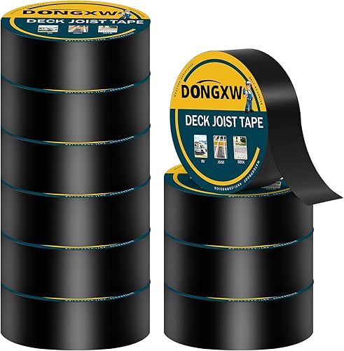 Cinta de vigueta para cubierta de 2 x 50 pies, cinta impermeable de butilo para viguetas de cubierta, cinta intermitente resistente a la intemperie