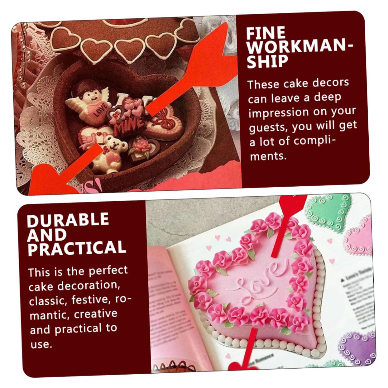 TOYANDONA 100stücke Romantische Cupid- Cupcake Topper Teiliges Dekorative Kucheneinsätze Für Valentinstag Hochzeit Und Festliche Anlässe Kreative Tortendeko Für Unvergessliche Feiern