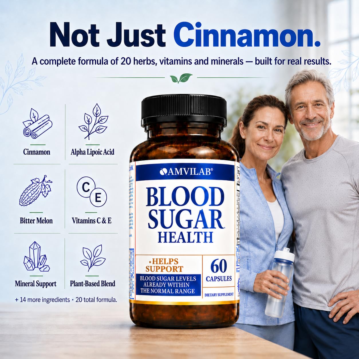 Blood Sugar Health, Supports Blood Sugar Levels, 60 Capsules — Amazon image 3