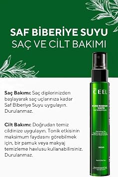 The Ceel Saf Biberiye Suyu Toniği 100 ml - Rosemary Water Saç ve Cilt Bakımı