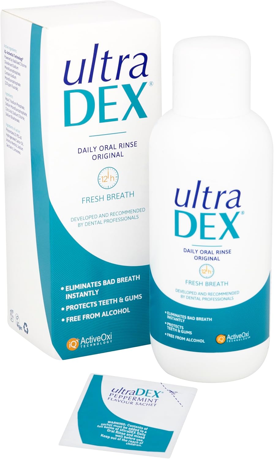 UltraDEX Daily Oral Rinse, Original 250 ml, Package may vary Amazon
