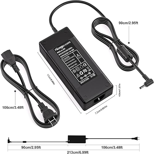 Miniatura 3 de Facmogu Adaptador de fuente de alimentación de 36 V 5 A, 180 W CA 100 V  240 V a CC 36 voltios 5A convertidor transformador con conector de barril