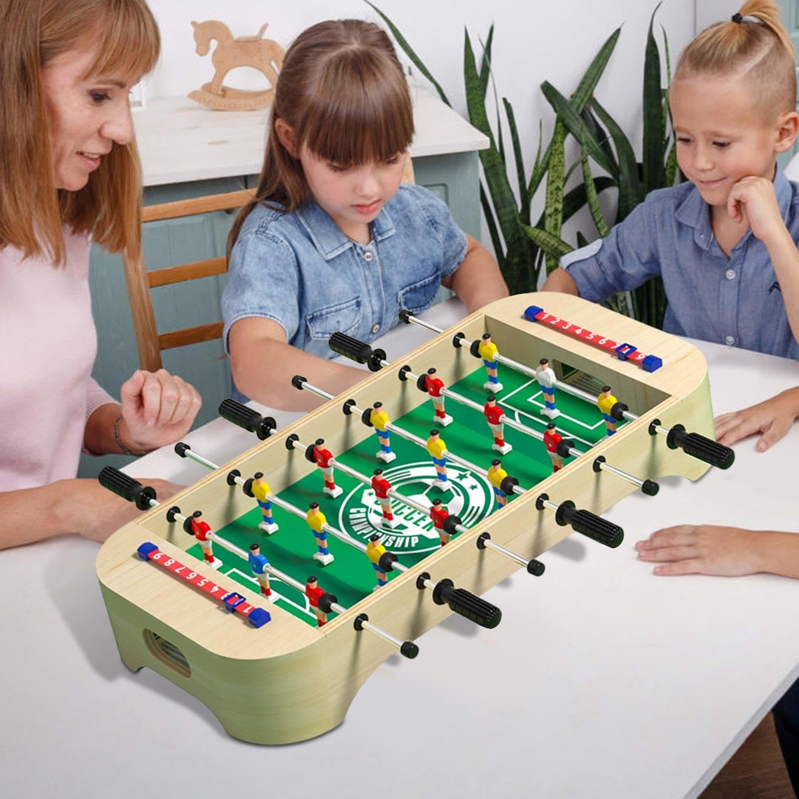 Futbolín Juego Mesa Fútbol Sala | Juegos Deportivos Para Tiempo Padres E Hijos, Niños, Familia, Amigos, Hogar, Acción De Gracias, Navidad, Día De La Madre,