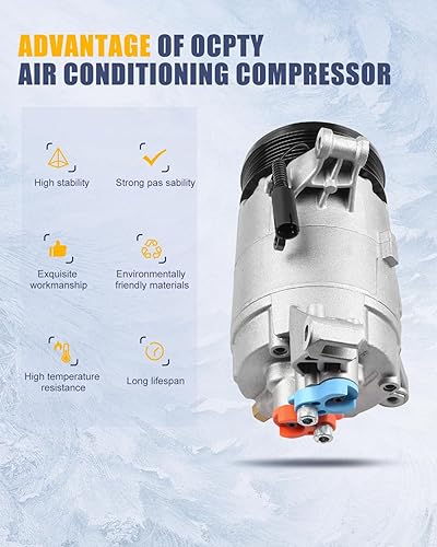 Miniatura 3 de OCPTY Compresor de CA para Mini Cooper 2002-2006 1.6L DW97275 10363511 CS20066 5512306 97275 621066 97275 98275 2041699 5512306 64441699 52691 8122