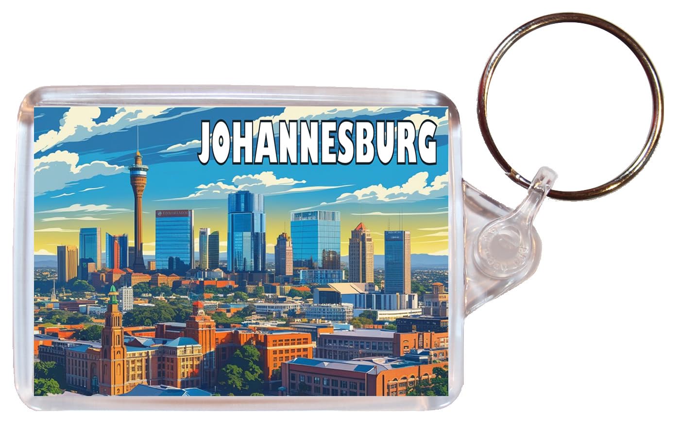 Baked Bean Store Johannesburg - South Africa - Double Sided Keyring Artistic BBSKEY63