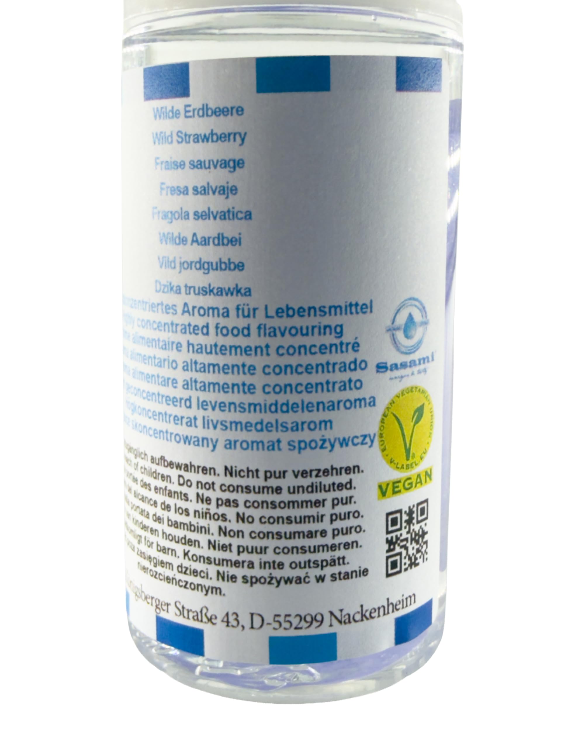 Fragola selvatica aroma concentrato - vegano - Sasami - 100ml