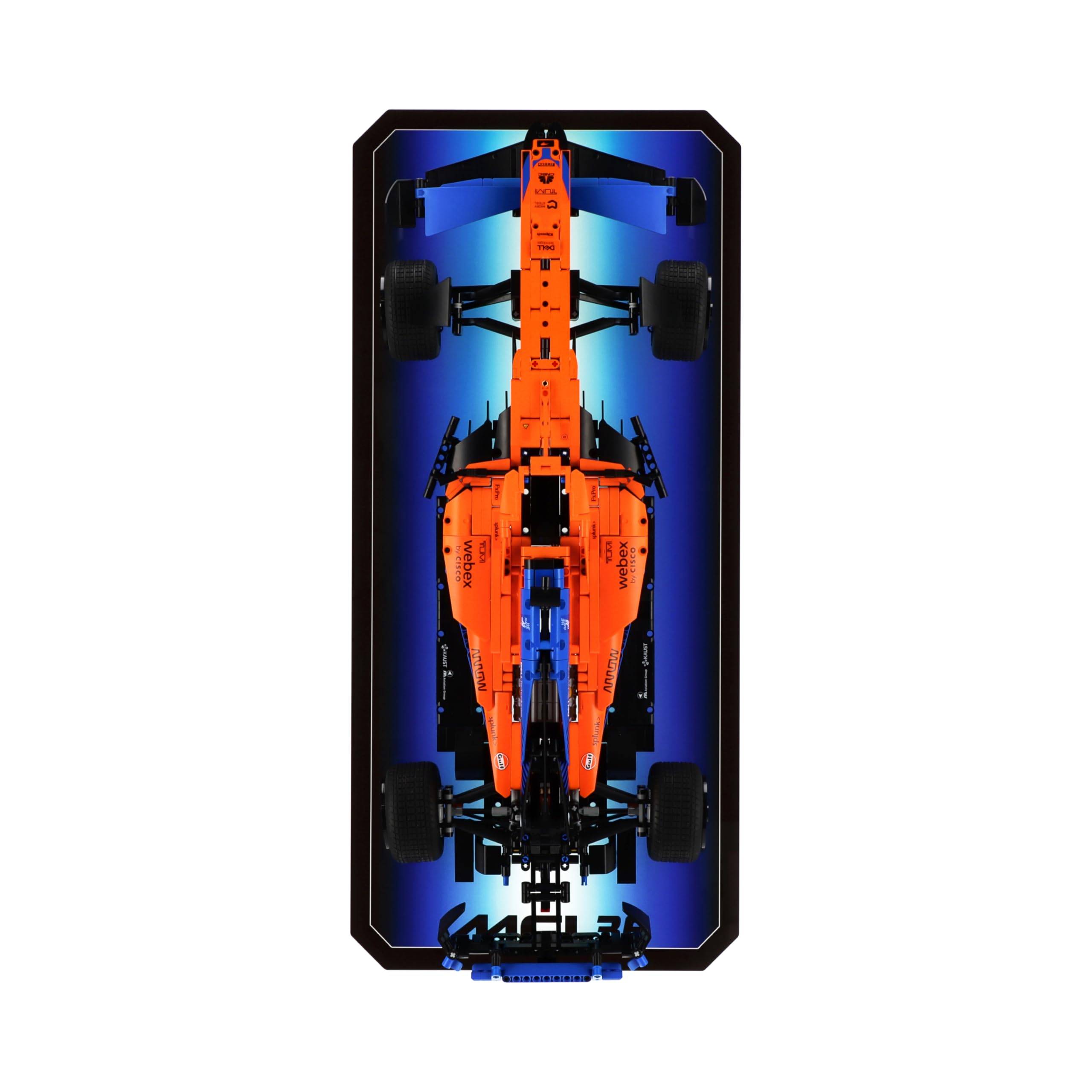Plexico Red Luxury Wall Display For Lego Technic 42141 Mclaren F1