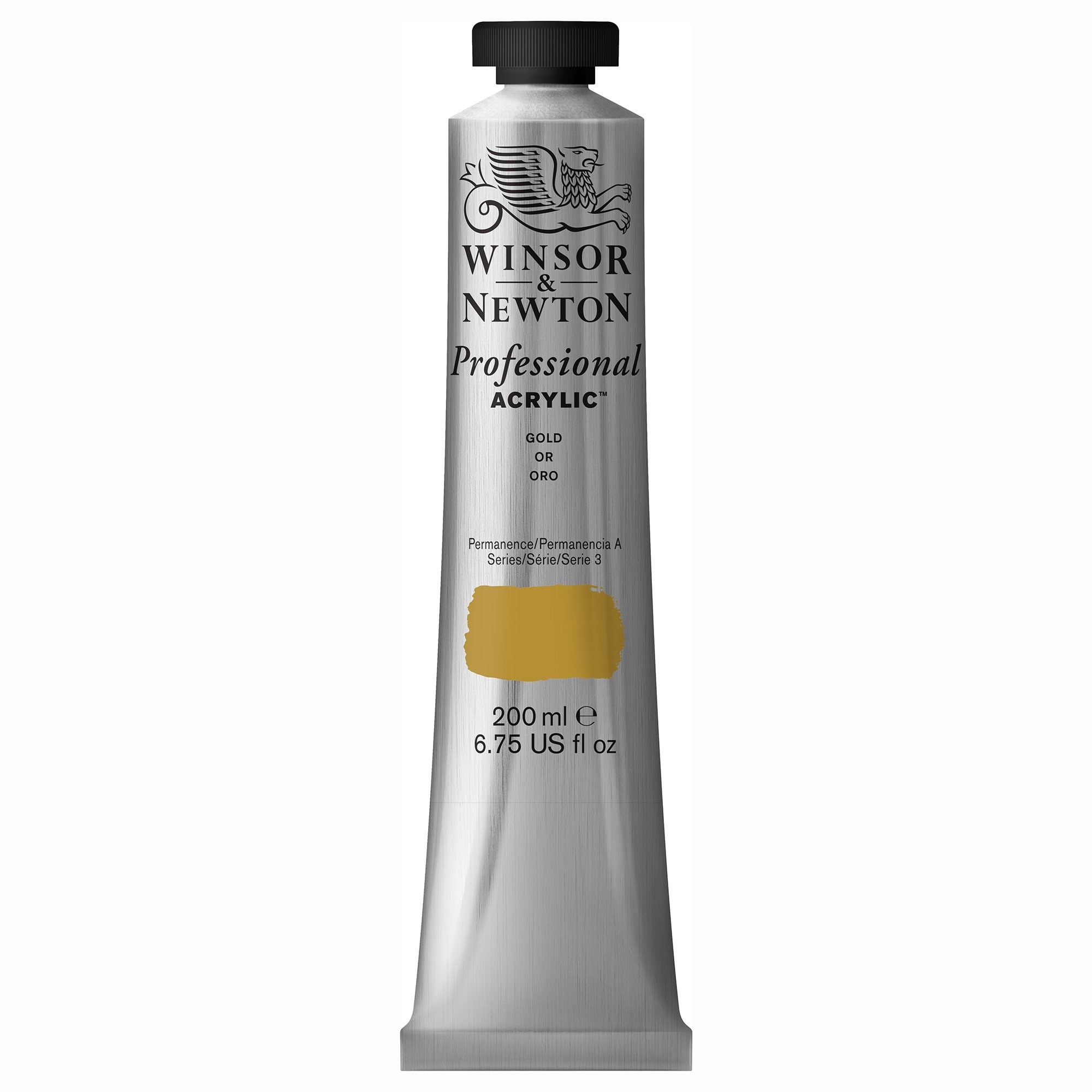 Winsor & Newton Professional Acrylic Colour Gold 200ml