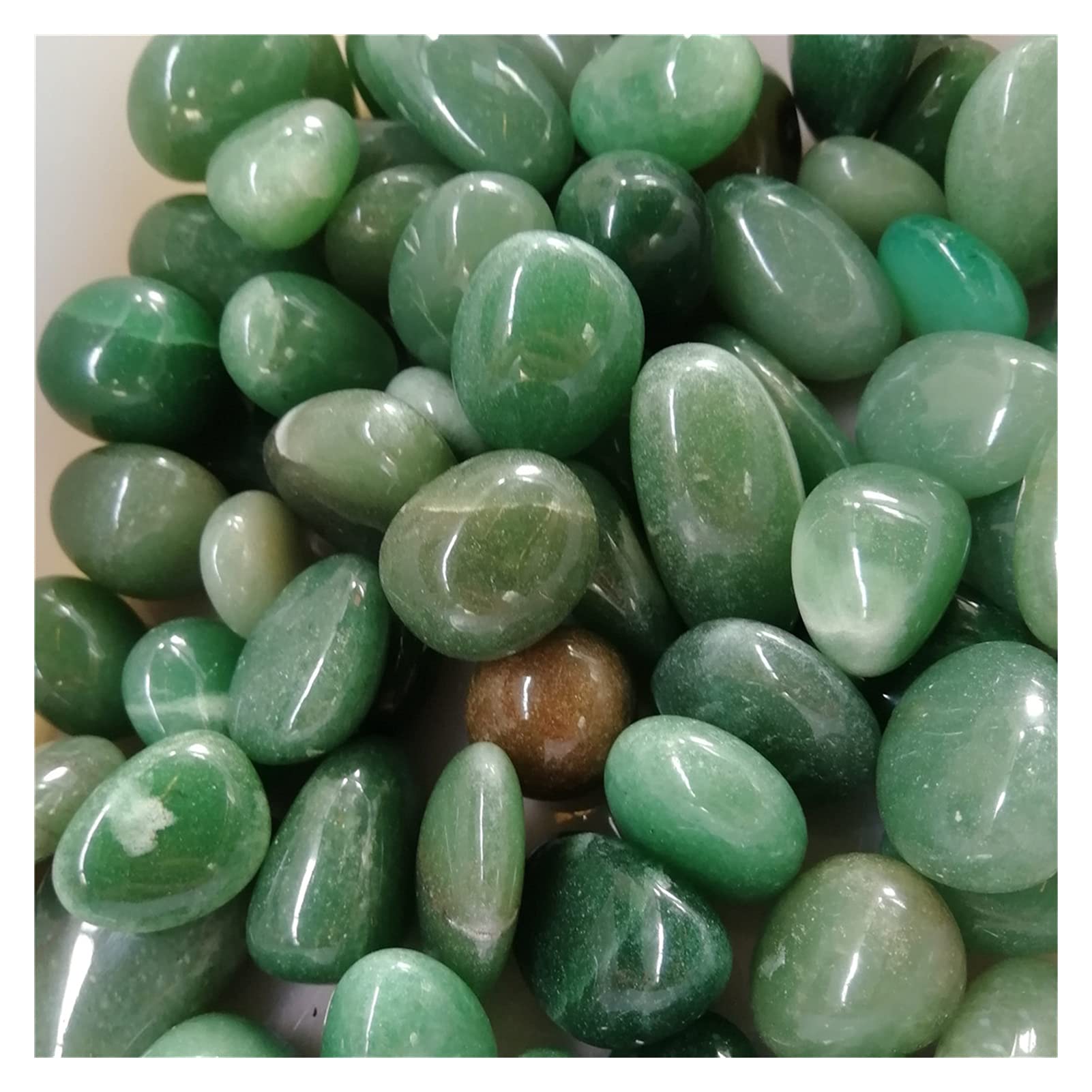 AMAZWI Cristaux naturels Pierres de Cristal Naturelles Minéraux Bruts Fournitures de Pierres précieuses Naturelles polies, Reiki et énergie Crystal Healing 500g (Color : 4, Size : Lot)