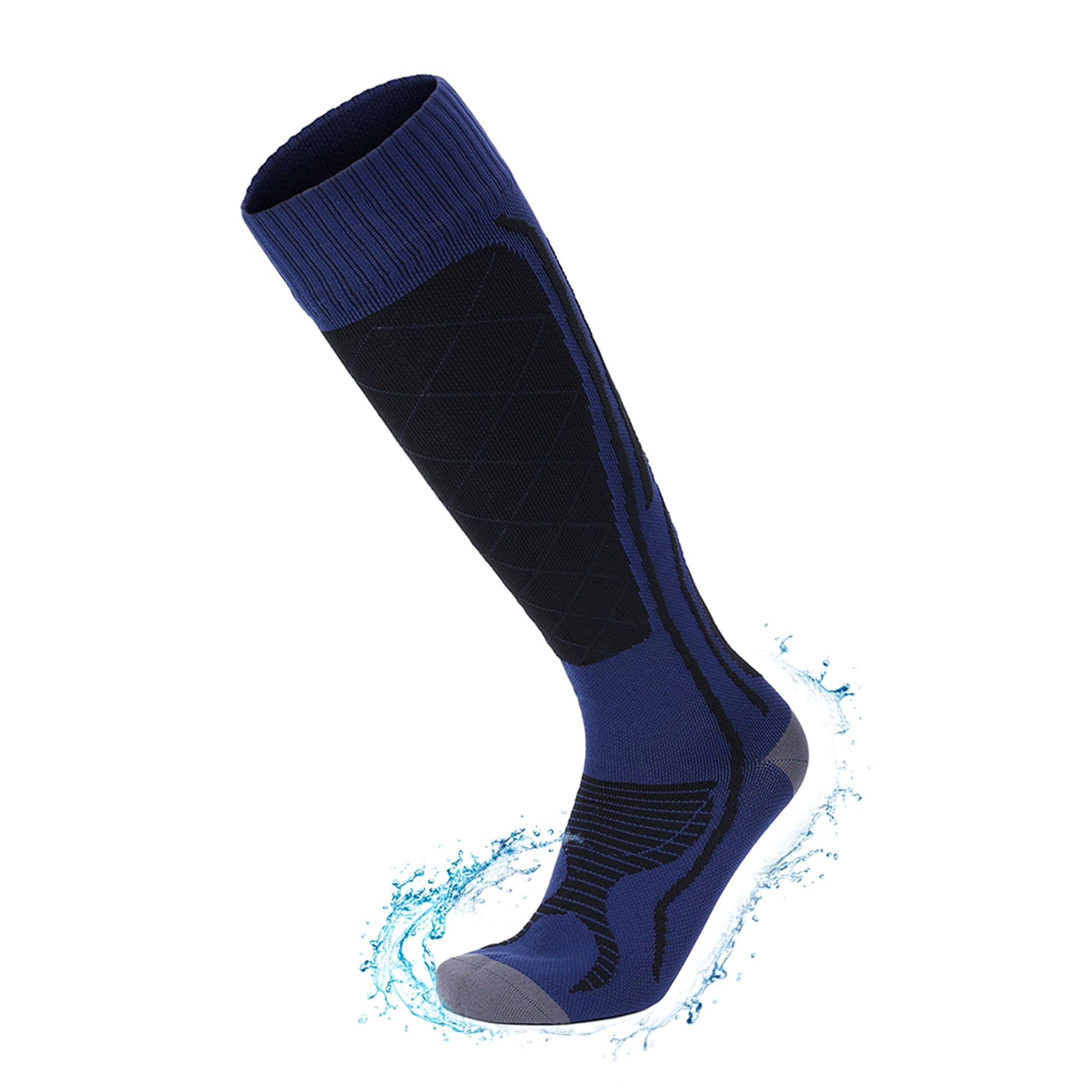 RANDY SUN CoolMax Wasserdichte Socken Herren Damen, Atmungsaktiv & Kältebeständig für Outdoor, Wassersport, Wandern, Radfahren, Skifahren - Allwetter-Funktionssocken