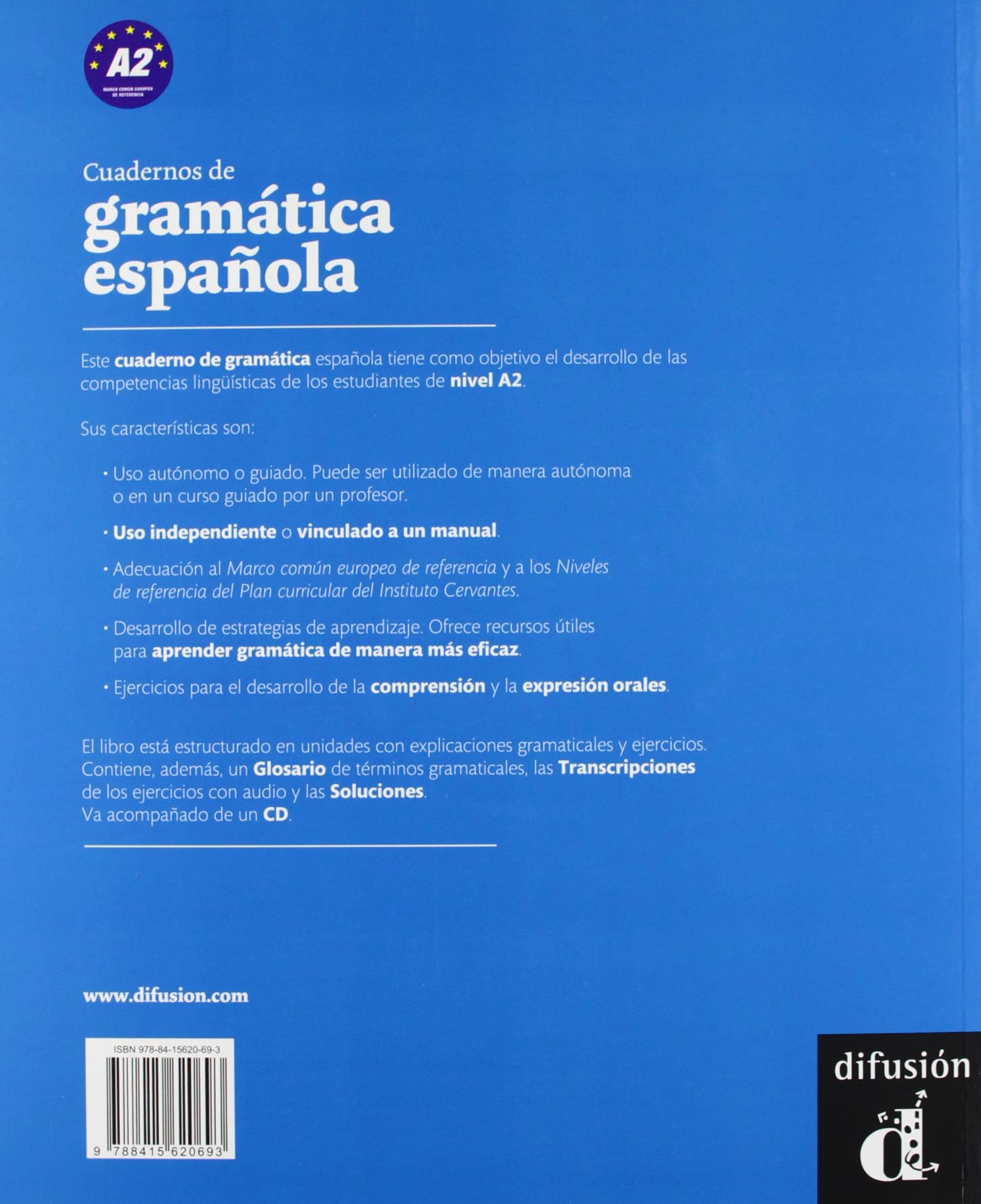 Cuadernos de gramática española A2 + CD: Cuadernos de gramática española A2 + CD