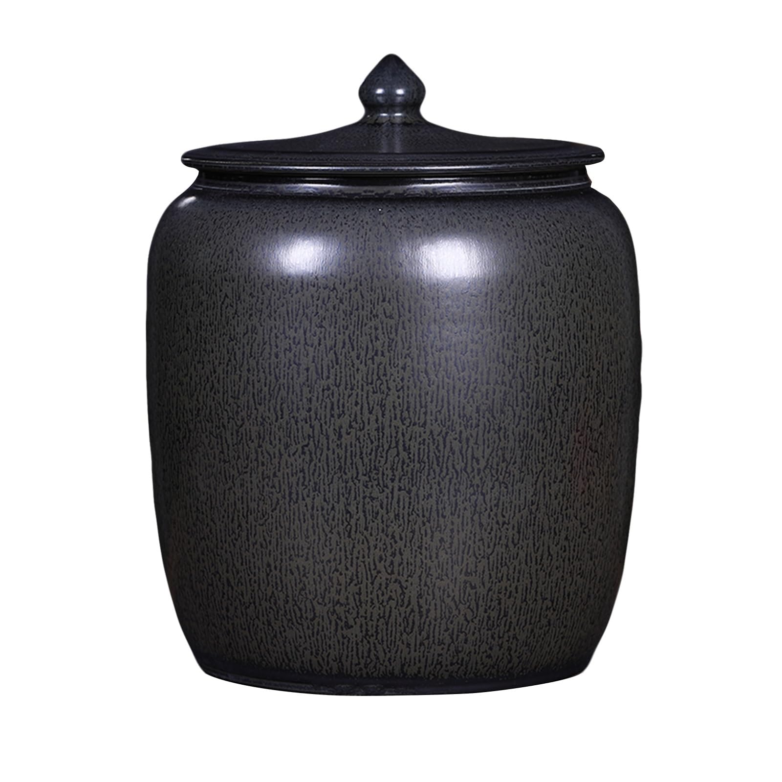 Dispensador de Granos, Tarro de Almacenamiento de Alimentos, dispensador de arroz Grande, Recipiente Sellado para Almacenamiento de arroz con Tapa, Recipiente de cerámica para café, recipien