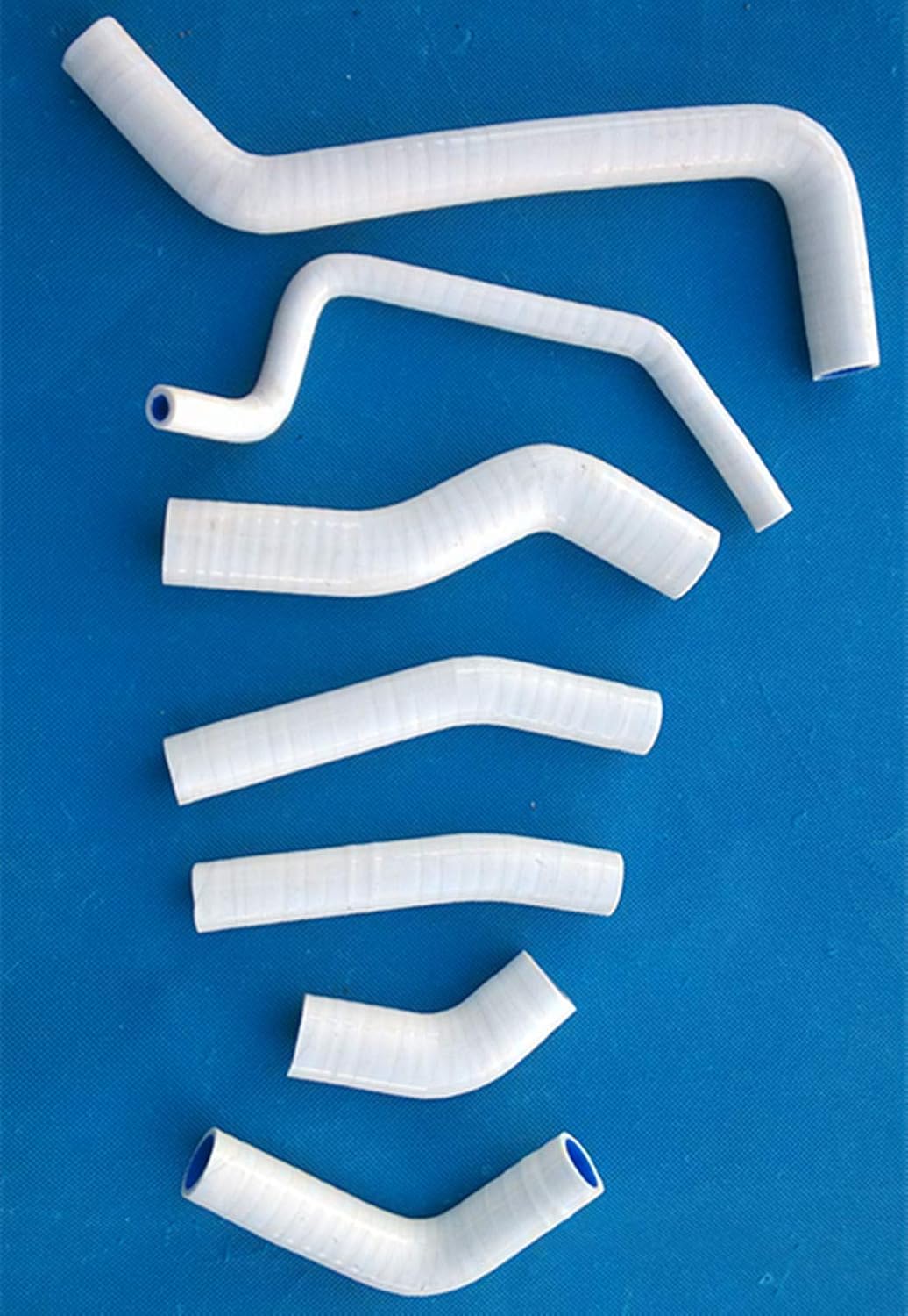 For KAWASAKI KX450F KXF450 2009-2014 2010 2011 2012 2013 silicone radiator hose (White)