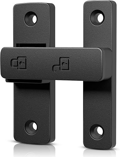 Cerradura de puerta de granero, pestillo abatible de 90180 grados, cerradura de seguridad de 3 pulgadas, pestillos de seguridad de puerta de