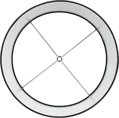 Miniatura 5 de Juego de 2 pantallas negras grandes de tambor cónico de tapa dura de 13 pulgadas superior x 14 pulgadas inferior x 10.25 pulgadas de alto (araña) de