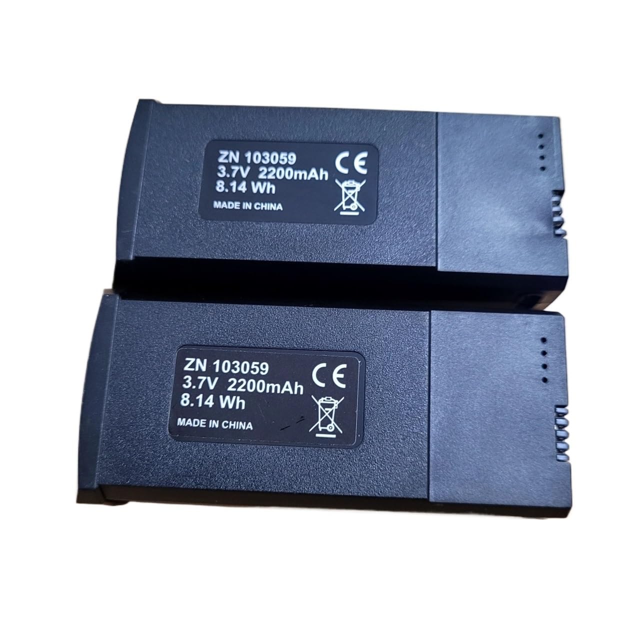 2 pezzi per batteria di ricambio per drone professionale K19MAX K19 MAX 3,7 V 2200 mAh per Lipo Parte Accessorio per