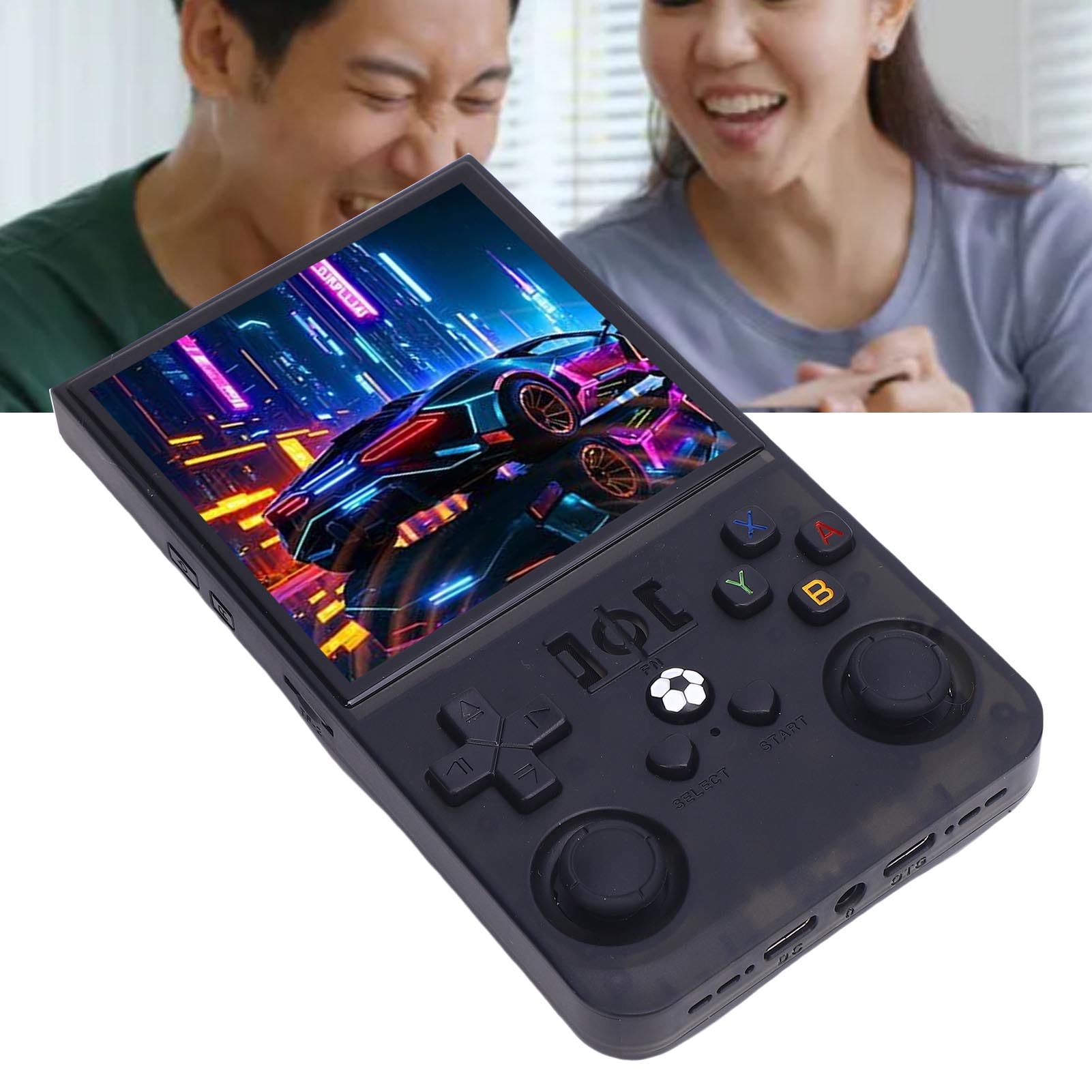 Yctze Console di Gioco Portatile retrò R36MAX, Mini Console Video retrò HD 720x720, Schermo IPS da 4,0 Pollici di Gioco Portatile da 64 GB, Ideale Come Regalo per Adulti (128G)