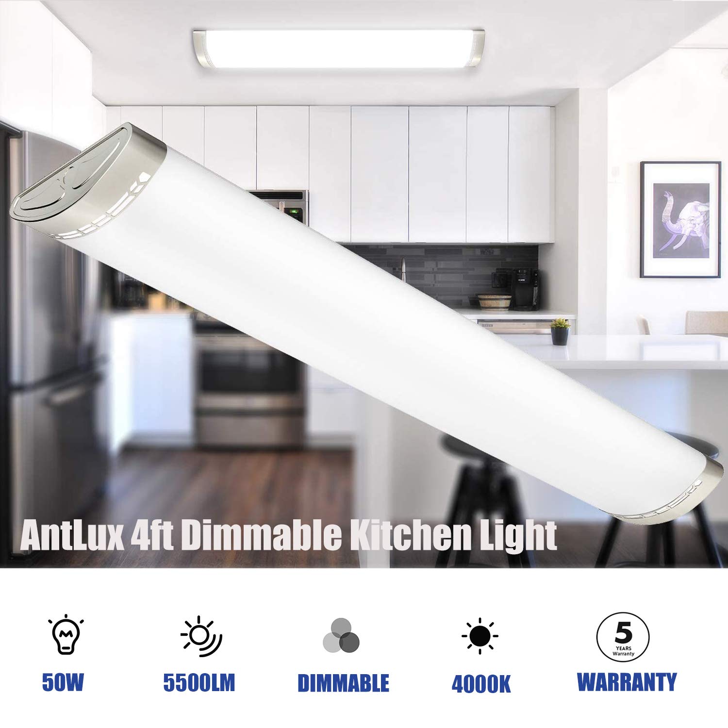 Fluorescente Led Rectangular Mission Kitchen Rectangular Fluorescent Light Amazon.com: Rectangular