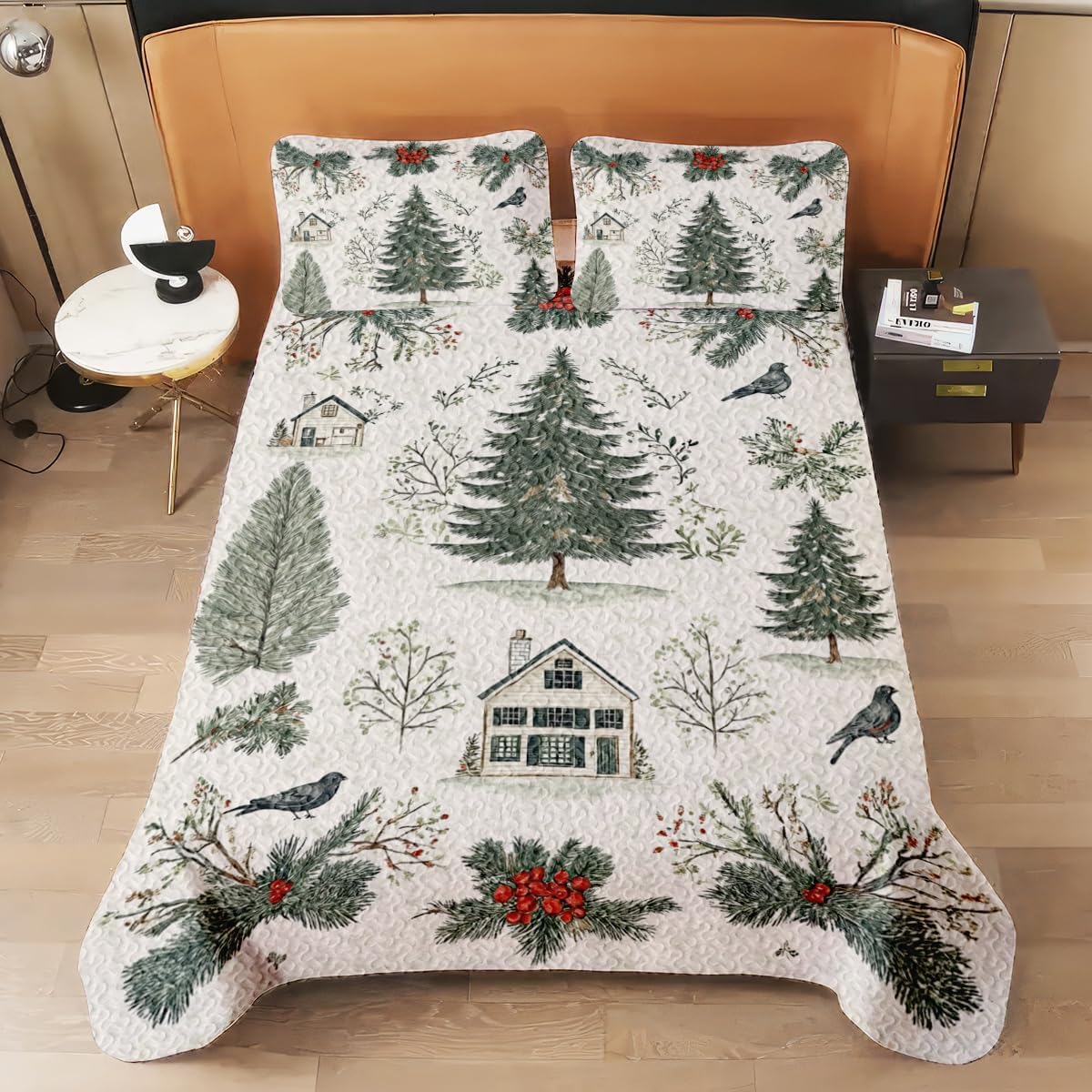 Personalized Christmas Quilt - Christmas Themed Bedding Comforter Sets Queen & King Breathable Bedding