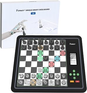 Electronic Chess Set, Board Game, Computer Chess Game, Electronic Chess Set Game, Chess Sets Games Lovers, for Beginners Great Partner for Play and Practice