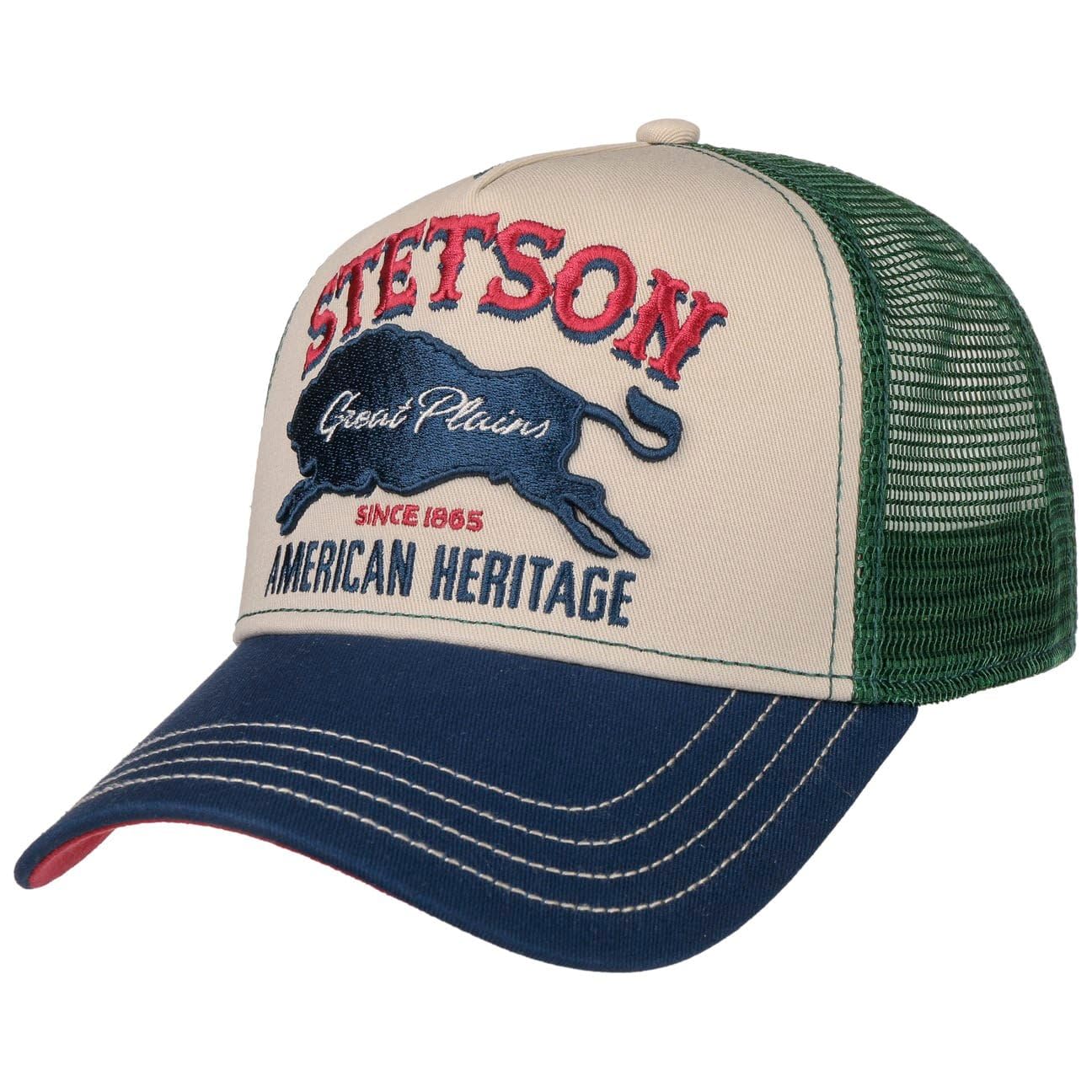 Stetson Versatile Trucker Cap Collection - Unisex Cotton Baseball Cap - One Size - Adjustable Baseball Cap with Mesh Insert - All Seasons