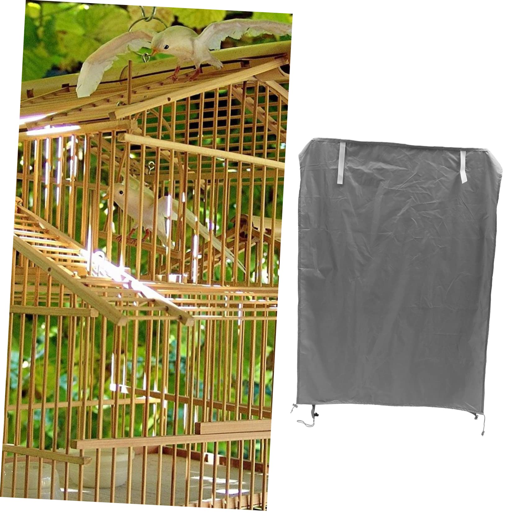 Supvox Vogelkäfigabdeckung aus Papageienkäfigabdeckung Regenschutz und Gartenschutz Winddicht Sonnendicht