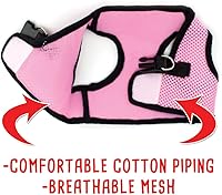 Vista 6 de Weebo Pets Soft'n'Safe - Arnés ajustable para perro (rosa, XS)