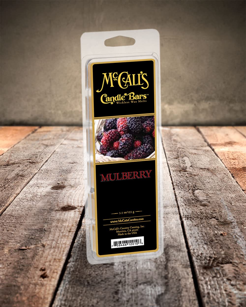 McCall's Candle Bars |Mulberry | Highly Scented & Long Lasting | Premium Wax & Fragrance | Made in The USA | 5.5 oz