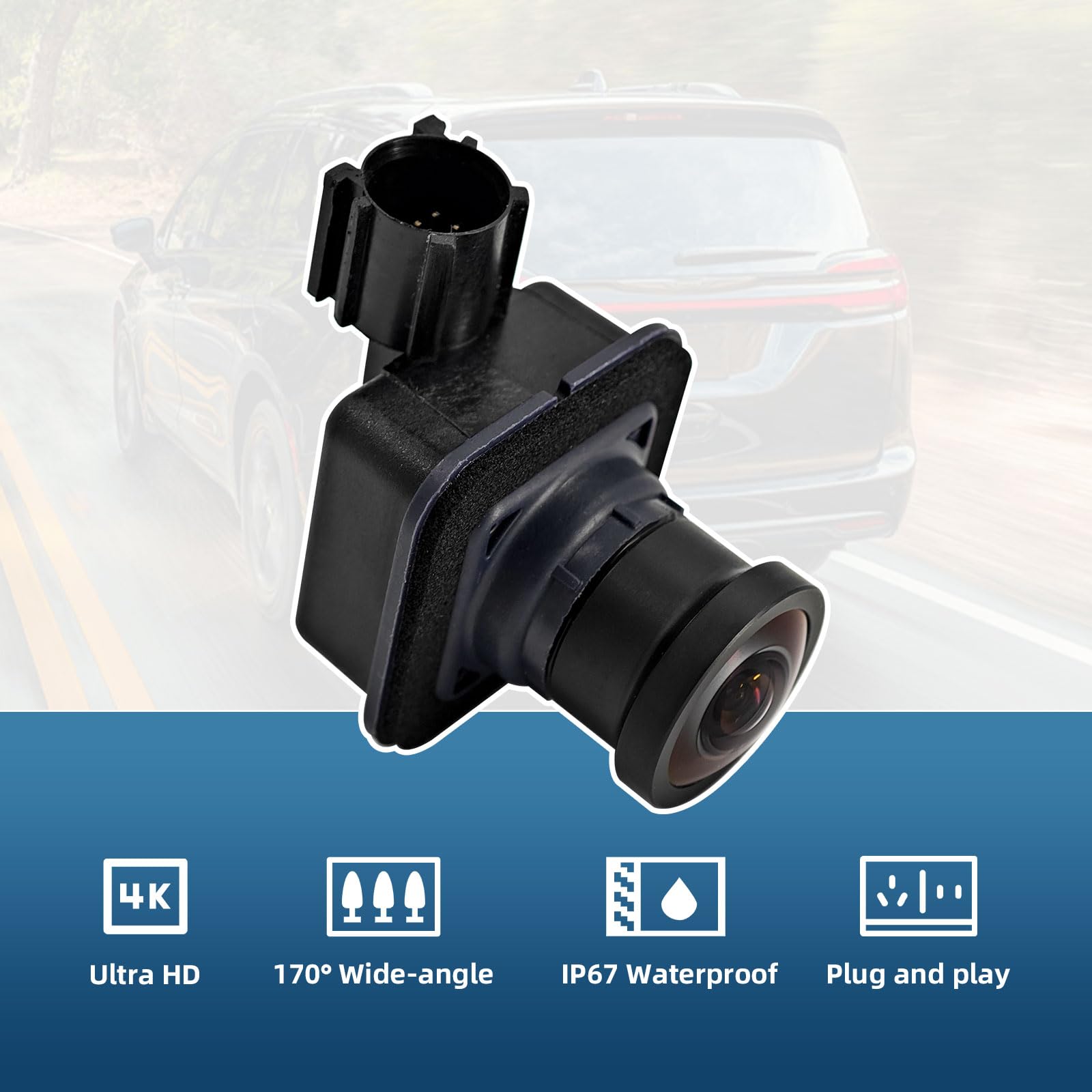 68227397AH GreenY OE Backup Camera for Chrysler Pacfca 2017-2023