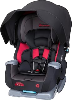 Baby Trend Cover Me 4-in-1 Convertible Car Seat Scooter: UPF 50+ Canopy, 4-Stage Growth, Plush Padding, Multi-Recline
