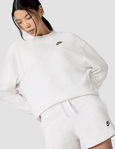 Miniatura 6 de Nike Sportswear Club - Pantalones cortos de forro polar de cintura media para mujer