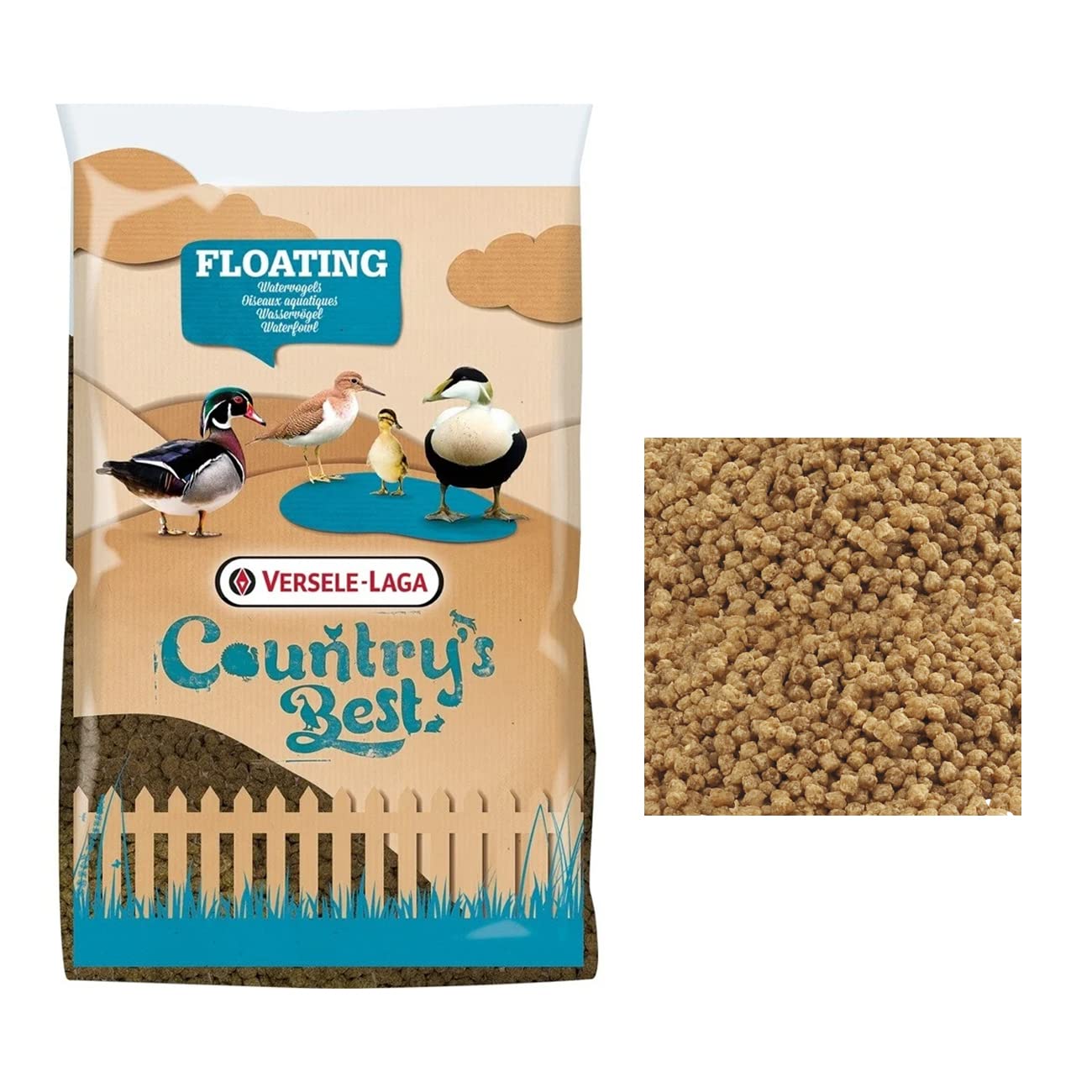 Floating Schwimmende Micro – Kroketten für Enten, Gänse und Vögel zancudas
