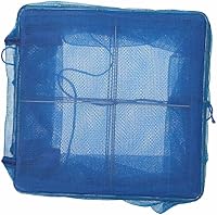 Vista 8 de Docooler Red de secado de carne de 4 capas Red de secado Red plegable Platos de pescado vegetal Malla colgante de secado con cremallera azul 40 40