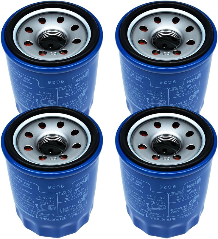 Filtro de óleo HTYPX 15400-PLM-A02 para motores Honda GX/GXV – Kit com 4 unidades