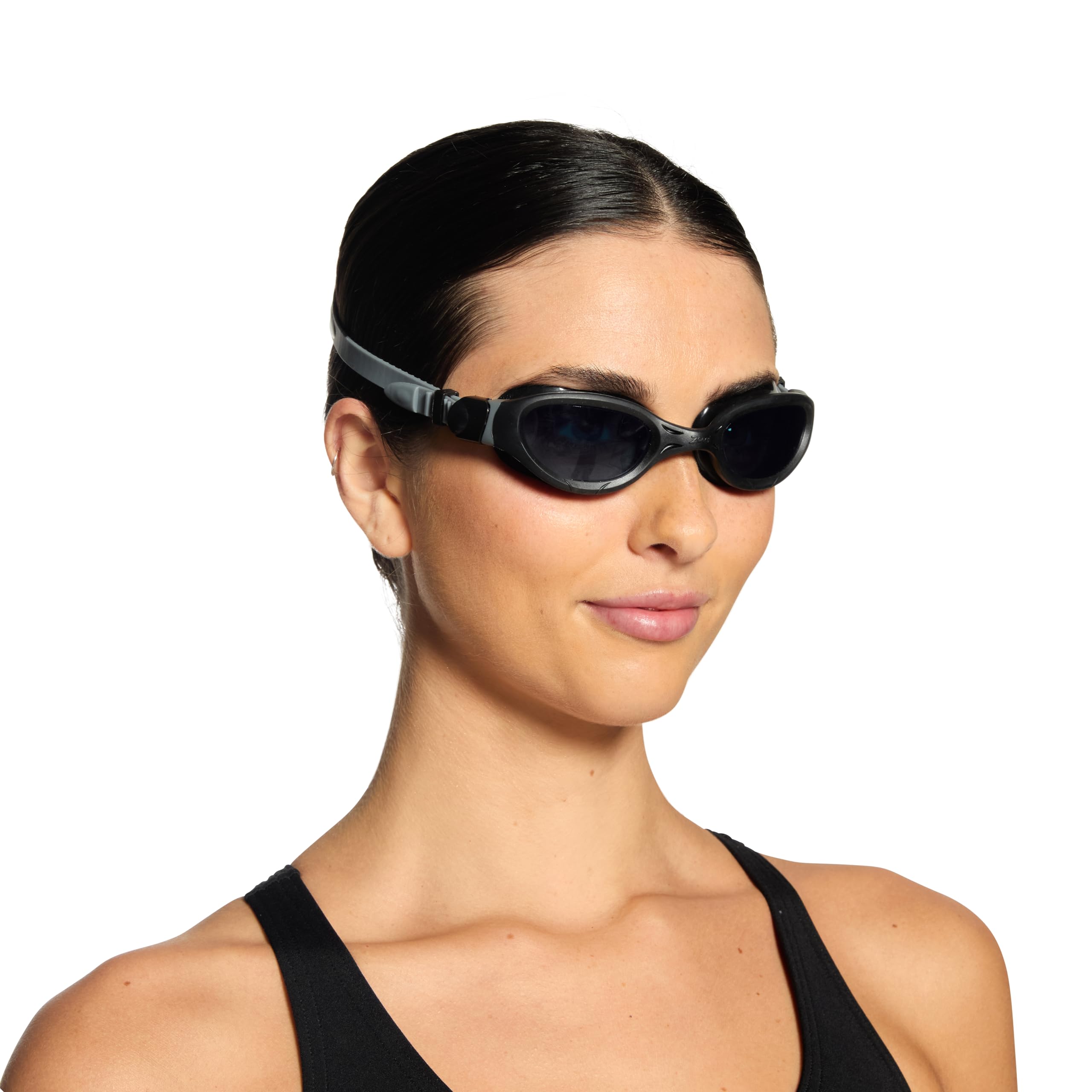 Zoggs Phantom 2.0 Black Grey Tint Smoke, Black/Grey/Tint Smoke - Image 4